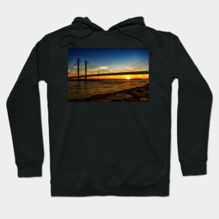 Bridge Sunset at the Indian River Inlet Hoodie